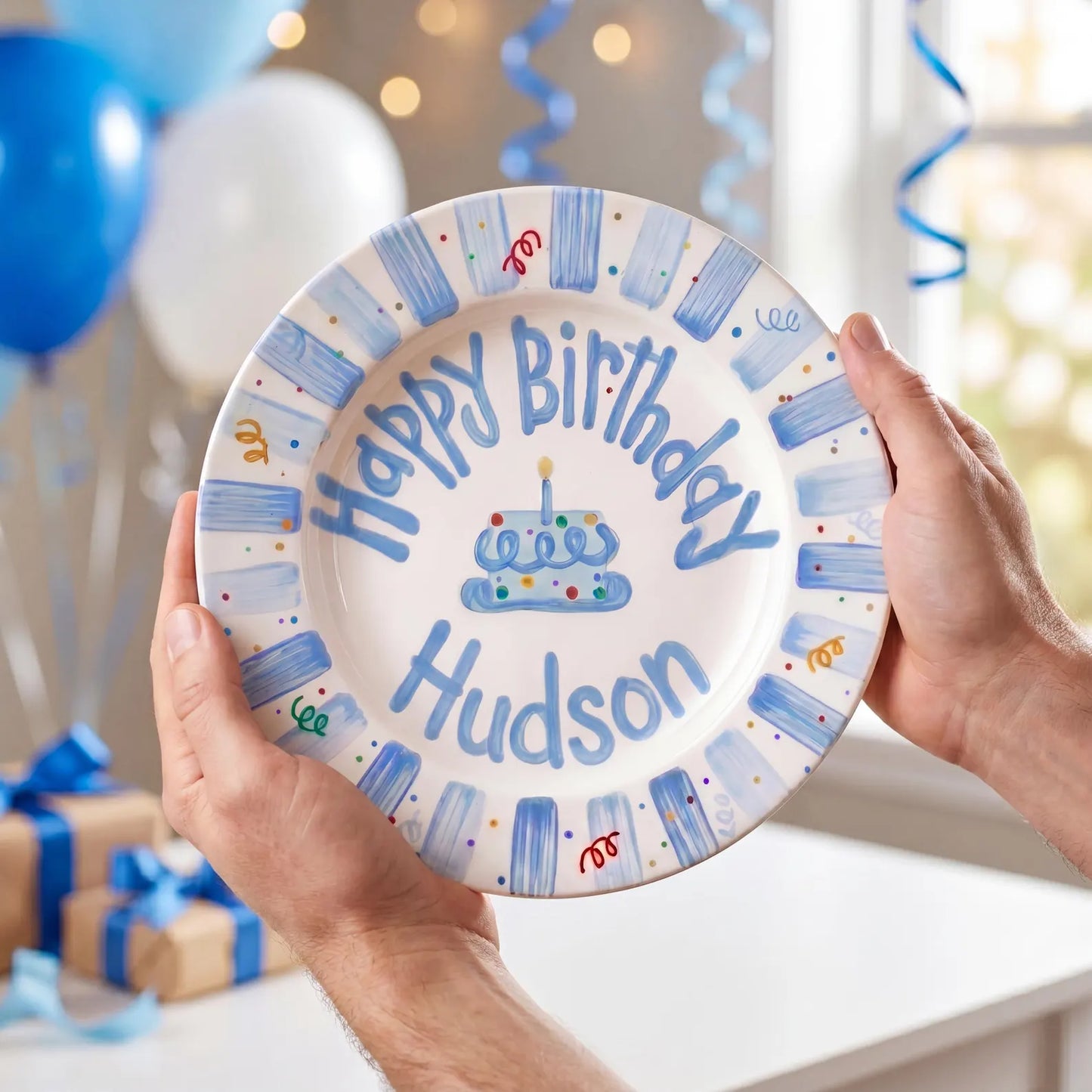 Custom Name Birthday Plate