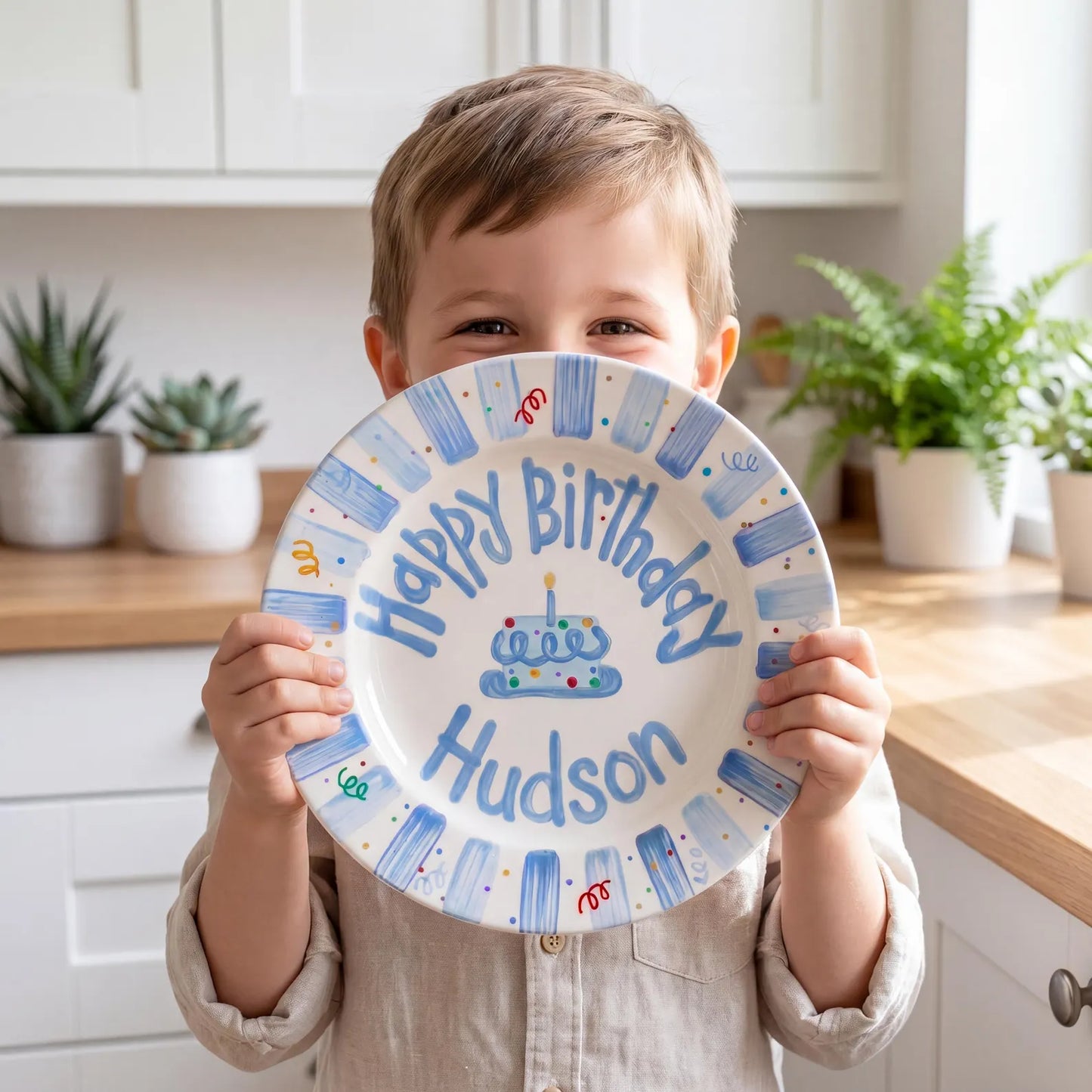Custom Name Birthday Plate