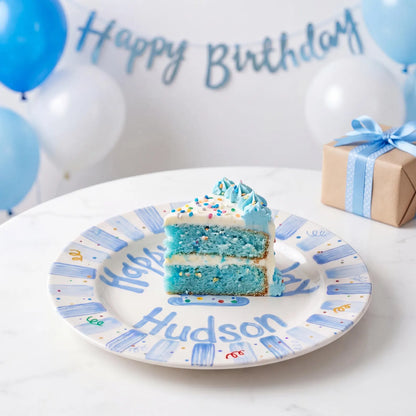 Custom Name Birthday Plate
