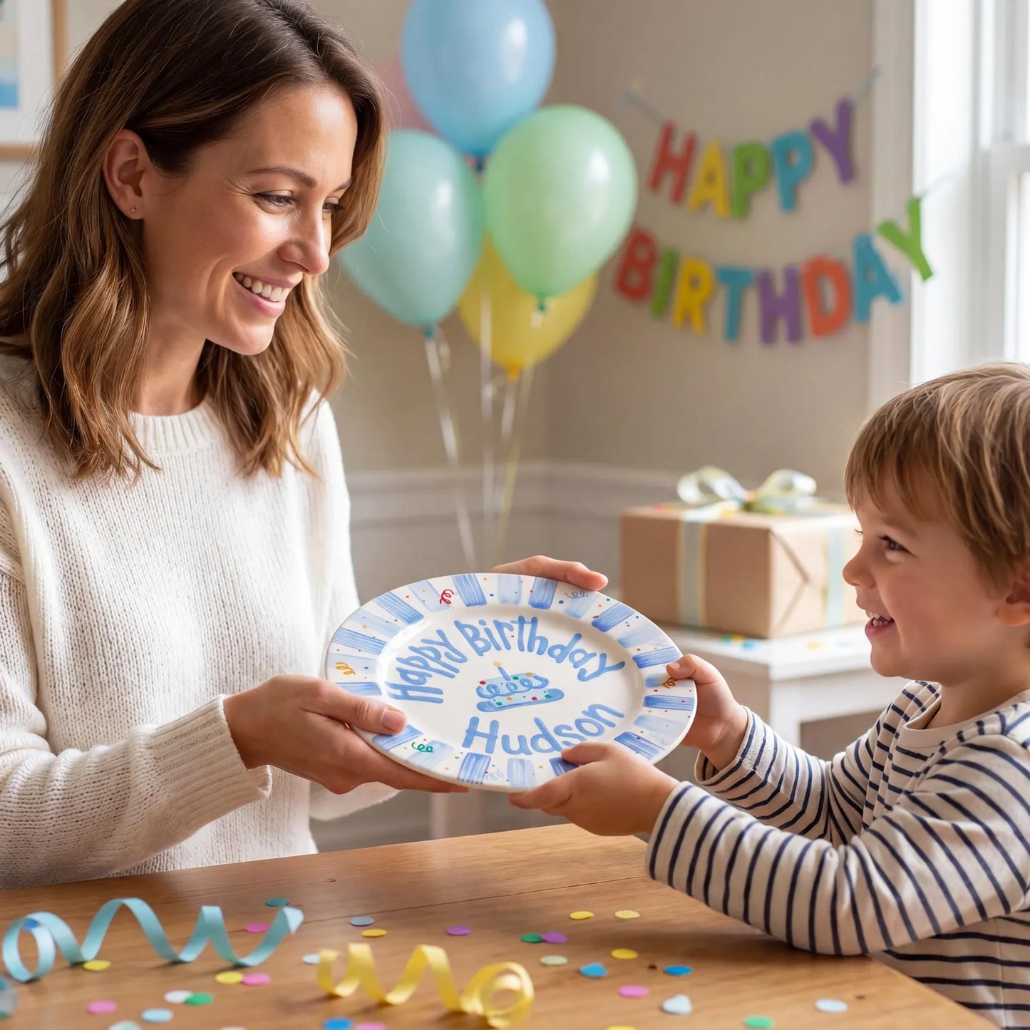 Custom Name Birthday Plate