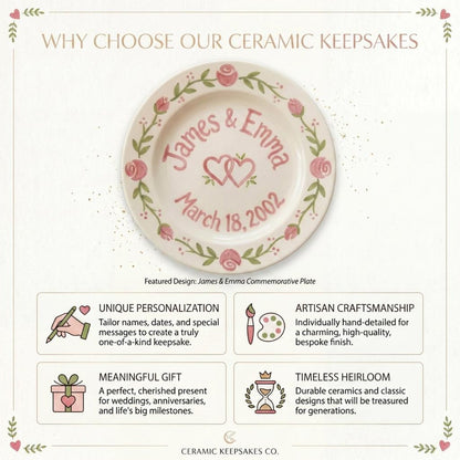 Personalized Anniversary Plate