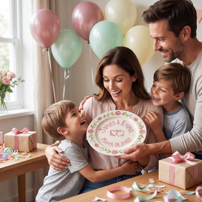 Personalized Anniversary Plate