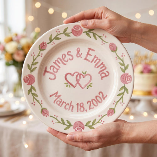 Personalized Anniversary Plate